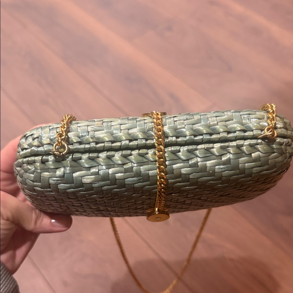 Vintage Woven Structured Crossbody or Shoulder Bag - Picture 6 of 9
